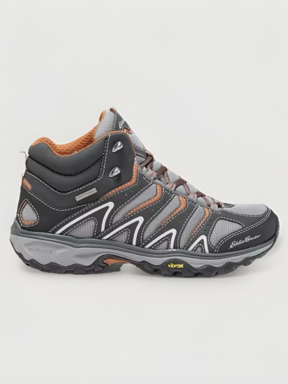 Eddie Bauer Men's Lukla Pro Waterproof Mid Hiking Boots Dark Smoke Size 12